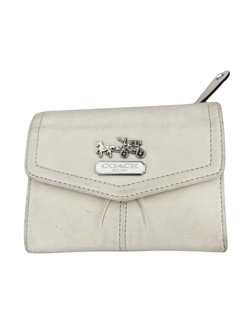 Coach White Madison Wallet